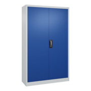 C+P Armoire à portes battantes Série 89, 1950x1200x400mm, 7035/5010-2