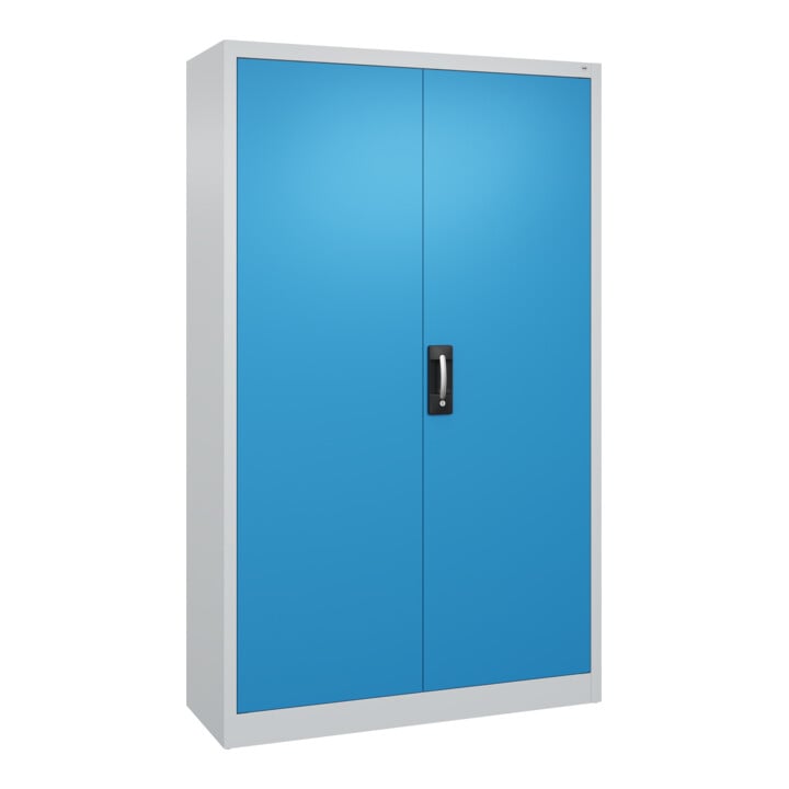 C+P Armoire à portes battantes Série 89, 1950x1200x400mm, 7035/5012
