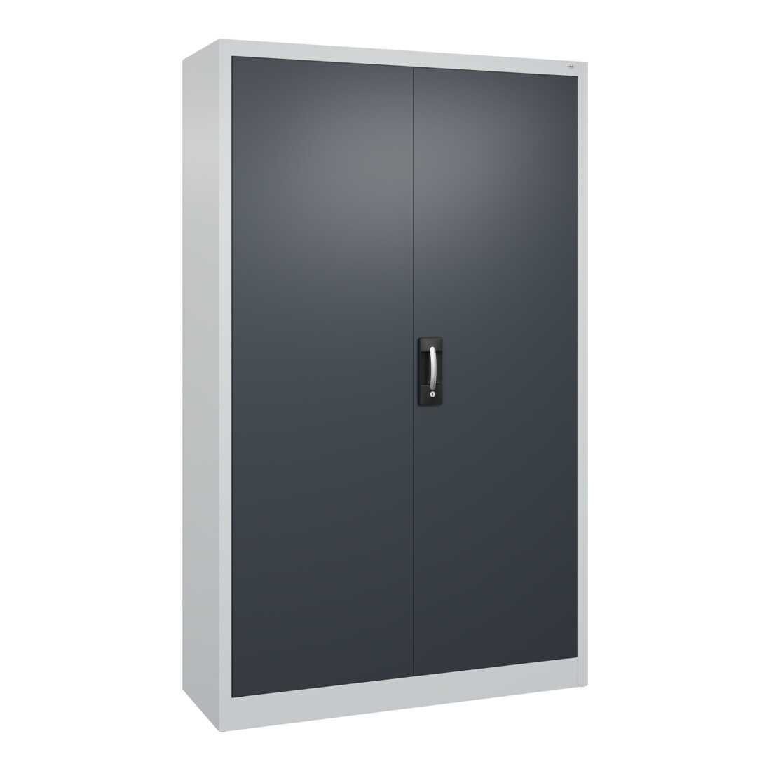C+P Armoire à portes battantes Série 89, 1950x1200x400mm, 7035/7016
