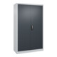 C+P Armoire à portes battantes Série 89, 1950x1200x500mm, 7035/7016-2