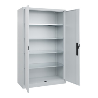 C+P Armoire à portes battantes Série 89, 1950x1200x500mm, 7035/7035