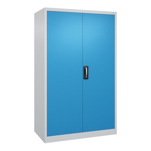 C+P Armoire à portes battantes Série 89, 1950x1200x600mm, 7035/5012