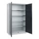 C+P Armoire à portes battantes Série 89, 1950x1200x600mm, 7035/7016-1