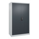C+P Armoire à portes battantes Série 89, 1950x1200x600mm, 7035/7016-2