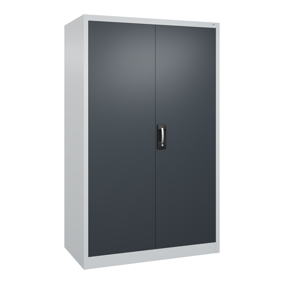C+P Armoire à portes battantes Série 89, 1950x1200x600mm, 7035/7016