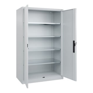 C+P Armoire à portes battantes Série 89, 1950x1200x600mm, 7035/7035