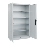 C+P Armoire à portes battantes Série 89, 1950x1200x600mm, 7035/7035