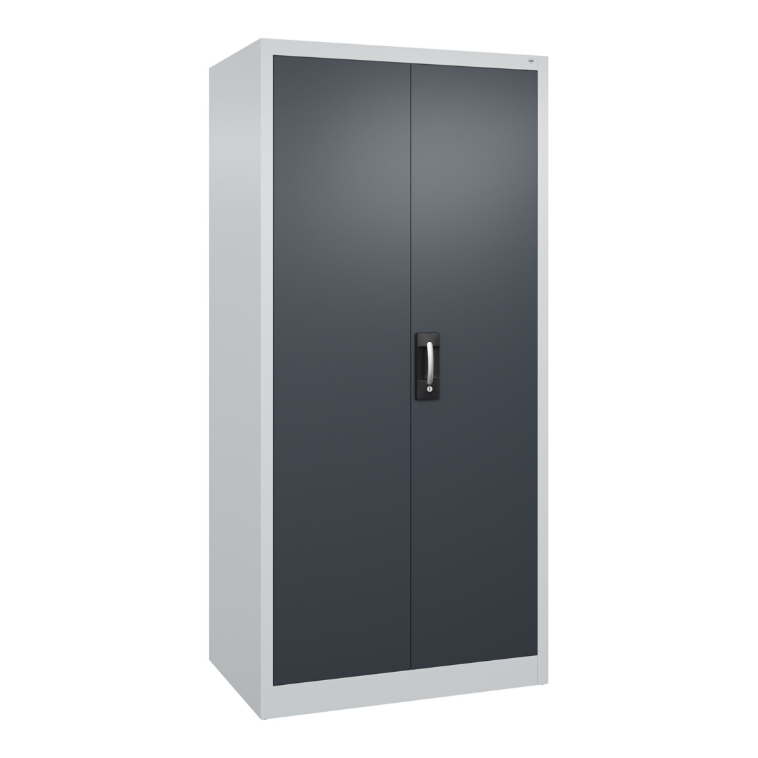 C+P Armoire à portes battantes Série 89, 1950x930x600mm, 7035/7016