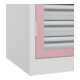 C+P Armoire à tiroirs Acurado Pro 1950 × 1000 × 600 mm 9016/3015
