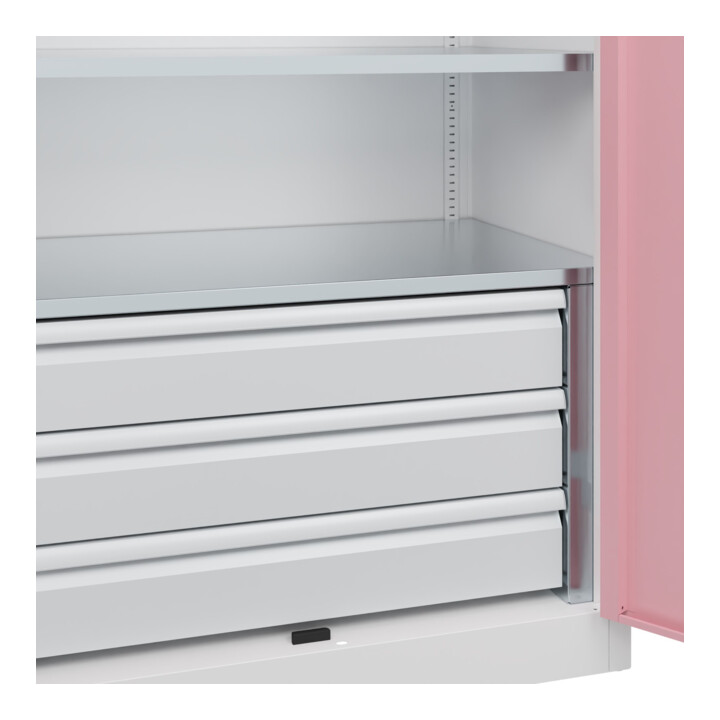 C+P Armoire à tiroirs Acurado Pro 1950 × 1000 × 600 mm 9016/3015
