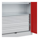 C+P Armoire à tiroirs lourde Acurado Pro 1950 x 1000 x 500 mm 7035/3000