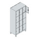 C+P Armoire casier Classic PLUS 12 compartiments 1950 × 900 × 500 mm 7016/7035