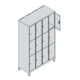 C+P Armoire casier Classic PLUS 12 compartiments pieds 1950 x 1200 x 500 mm 7016/7016