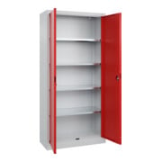 C+P Armoire d'atelier Basis PLUS, 1950x930x400mm, 7035/3020