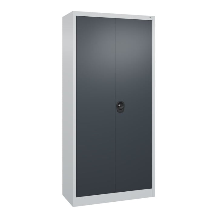 C+P Armoire d'atelier Basis PLUS, 1950x930x400mm, 7035/7016