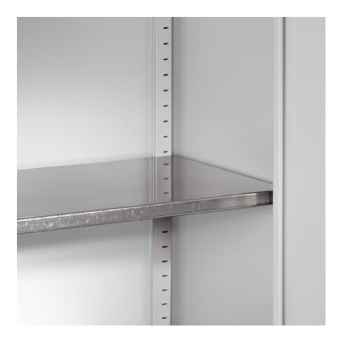 C+P Armoire d'atelier Basis PLUS, 1950x930x400mm, 7035/7016