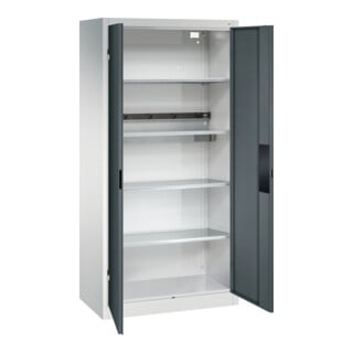 C+P Armoire de charge batterie Acurado, 1950x930x500mm, 7035/7016
