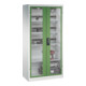 C+P Armoire de charge batterie avec ventilation Acurado, 1950x930x500mm, 7035/6011-2