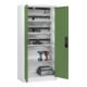 C+P Armoire de charge batterie avec ventilation Acurado, 1950x930x500mm, 7035/6011-1