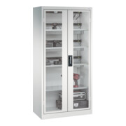 C+P Armoire de charge batterie avec ventilation Acurado, 1950x930x500mm, 7035/7035-2