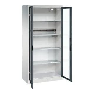C+P Armoire de charge de batterie Acurado, 1950x930x500mm, 7035/7016