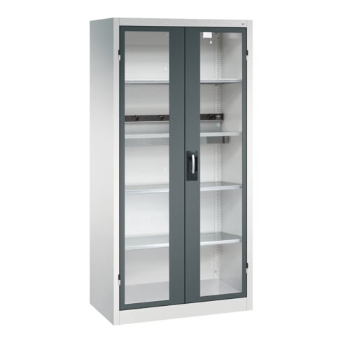 C+P Armoire de charge de batterie Acurado, 1950x930x500mm, 7035/7016