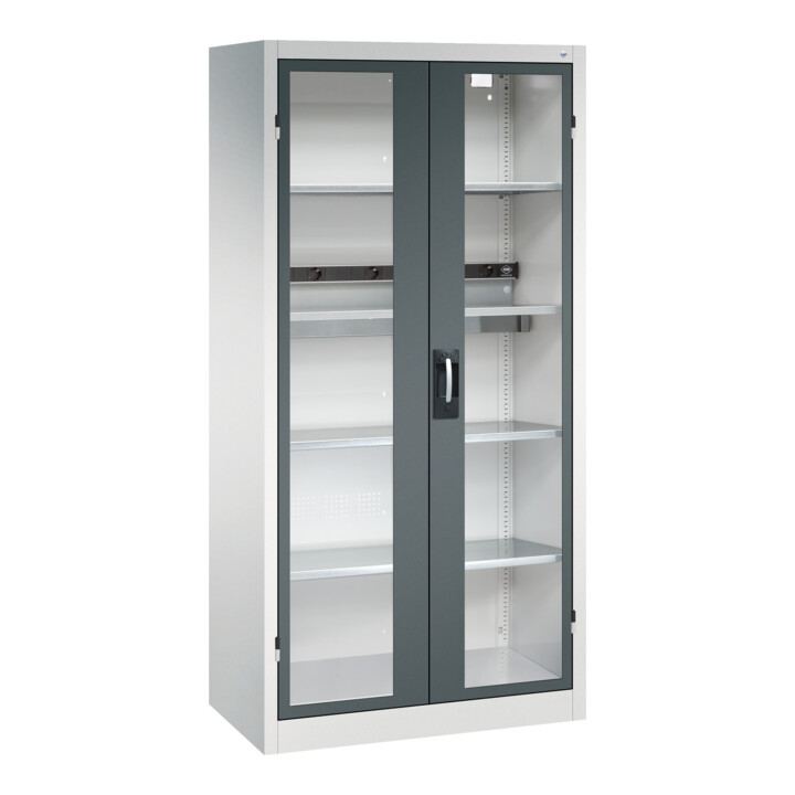 C+P Armoire de charge de batterie Acurado, 1950x930x500mm, 7035/7016