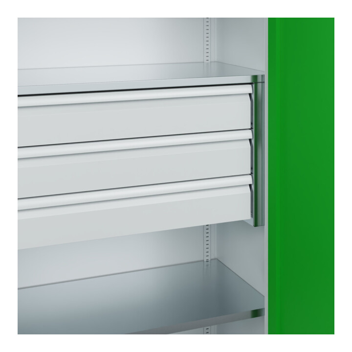 C+P Armoire de charge lourde Acurado Pro 1950 x 1000 x 500 mm 7035/6037