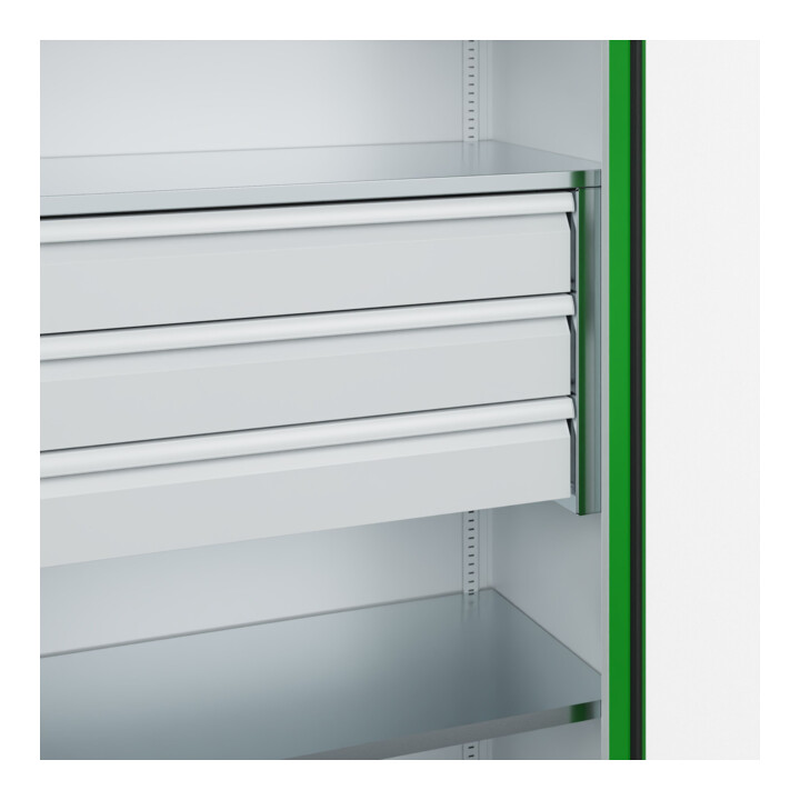 C+P Armoire de charge lourde Acurado Pro 1950 x 1000 x 500 mm 7035/6037