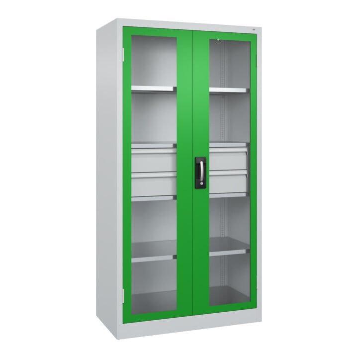 C+P Armoire de charge lourde Acurado Pro 1950 x 1000 x 500 mm 7035/6037