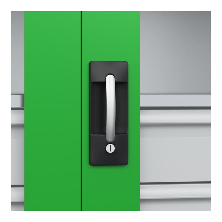 C+P Armoire de charge lourde Acurado Pro 1950 x 1000 x 500 mm 7035/6037