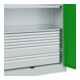 C+P Armoire de charge lourde Acurado Pro 1950 x 1000 x 500 mm 7035/6037