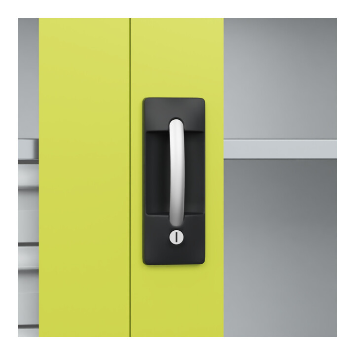 C+P Armoire de charge lourde Acurado Pro 1950 x 1000 x 500 mm gris