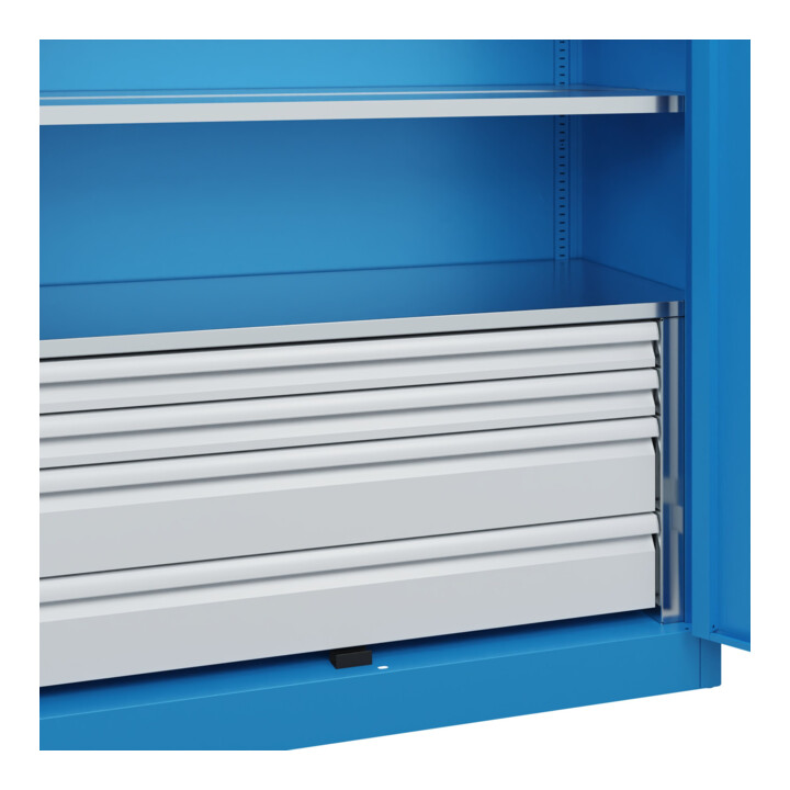 C+P Armoire de charge lourde Acurado Pro 1950 x 1200 x 500 mm RAL 5012
