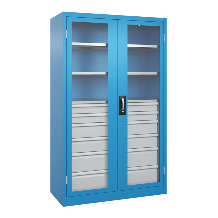 C+P Armoire de charge lourde Acurado Pro 1950 x 1200 x 500 mm RAL 5012