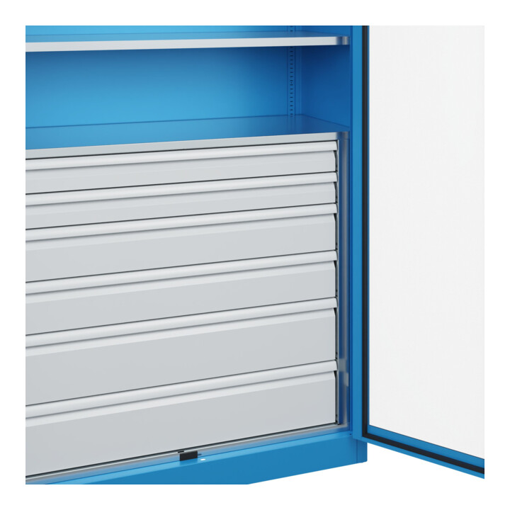 C+P Armoire de charge lourde Acurado Pro 1950 x 1200 x 500 mm RAL 5012