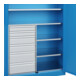 C+P Armoire de charge lourde Acurado Pro 1950 x 1200 x 500 mm RAL 5012