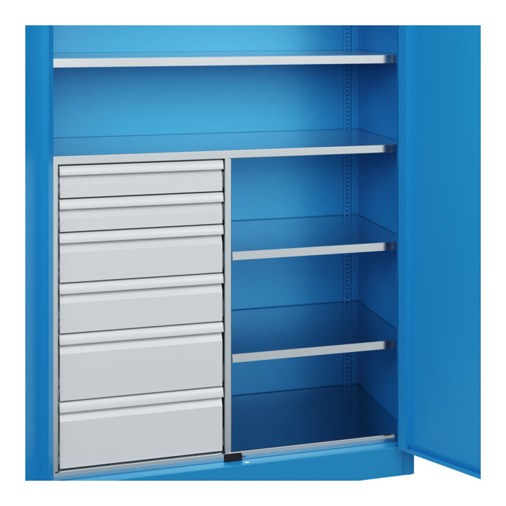 C+P Armoire de charge lourde Acurado Pro 1950 x 1200 x 500 mm RAL 5012