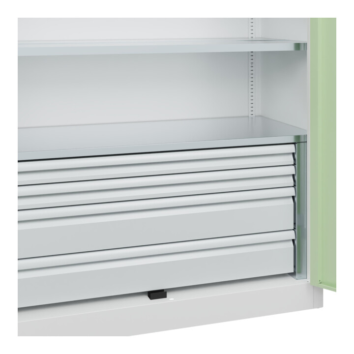 C+P Armoire de rangement lourd Acurado Pro 1950 x 1200 x 500 mm 9016/6019