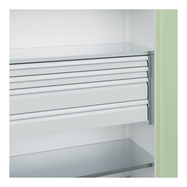 C+P Armoire de rangement lourd Acurado Pro 1950 x 1200 x 500 mm 9016/6019