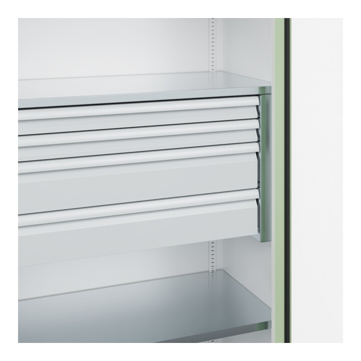 C+P Armoire de rangement lourd Acurado Pro 1950 x 1200 x 500 mm 9016/6019