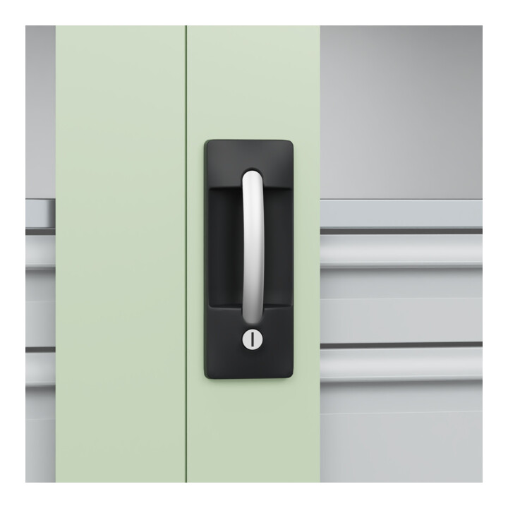 C+P Armoire de rangement lourd Acurado Pro 1950 x 1200 x 500 mm 9016/6019