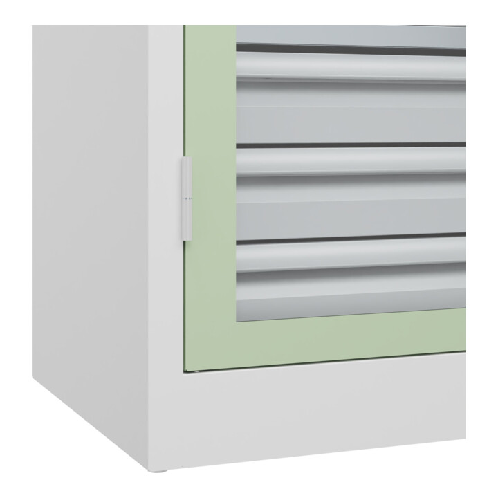 C+P Armoire de rangement lourd Acurado Pro 1950 x 1200 x 500 mm 9016/6019