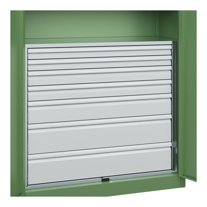 C+P Armoire de rangement lourd Acurado Pro 1950 x 1200 x 500 mm RAL 6011