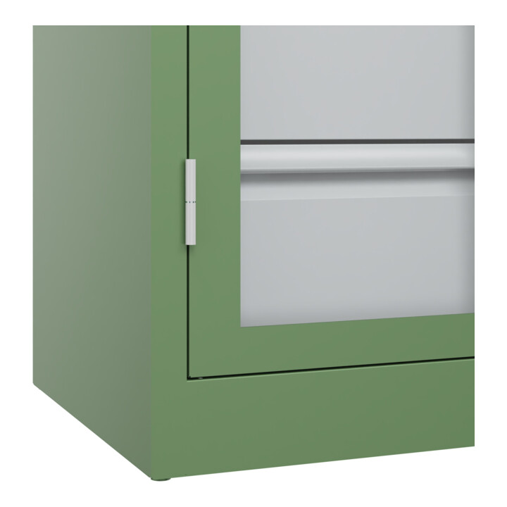 C+P Armoire de rangement lourd Acurado Pro 1950 x 1200 x 500 mm RAL 6011