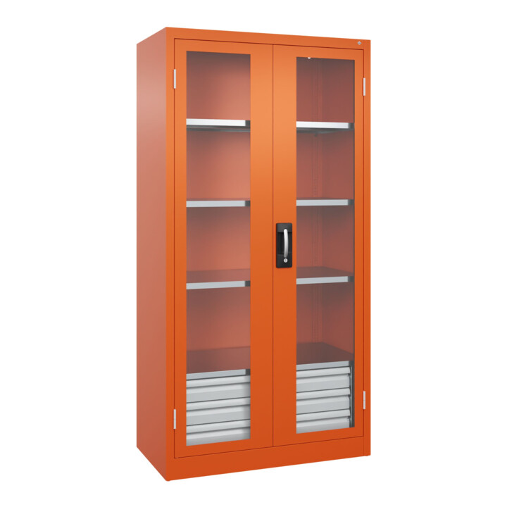 C+P Armoire de rangement lourde Acurado Pro 1950 x 1000 x 500 mm 2004/2004