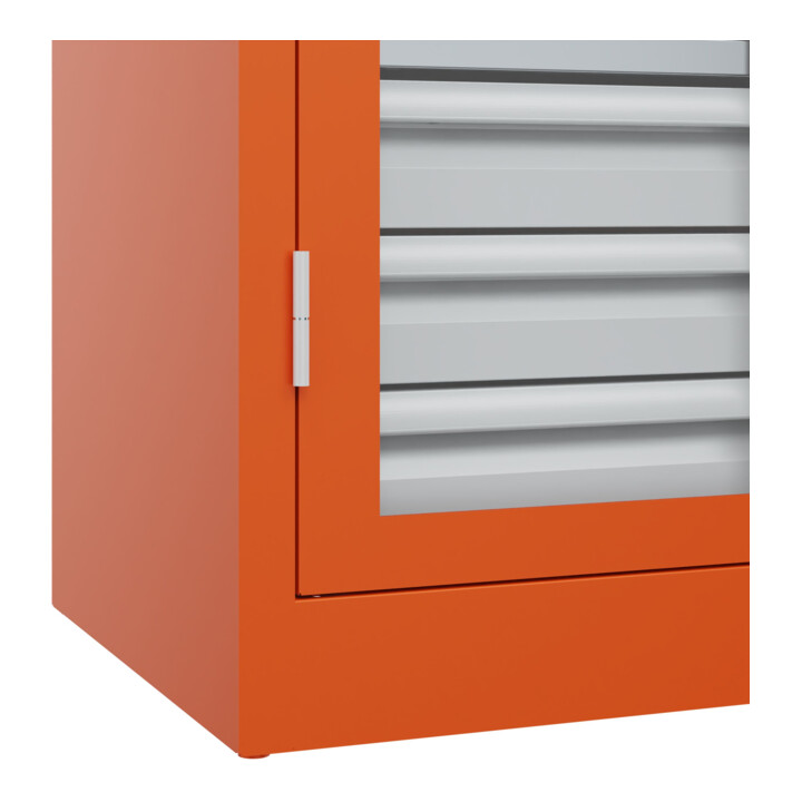 C+P Armoire de rangement lourde Acurado Pro 1950 x 1000 x 500 mm 2004/2004
