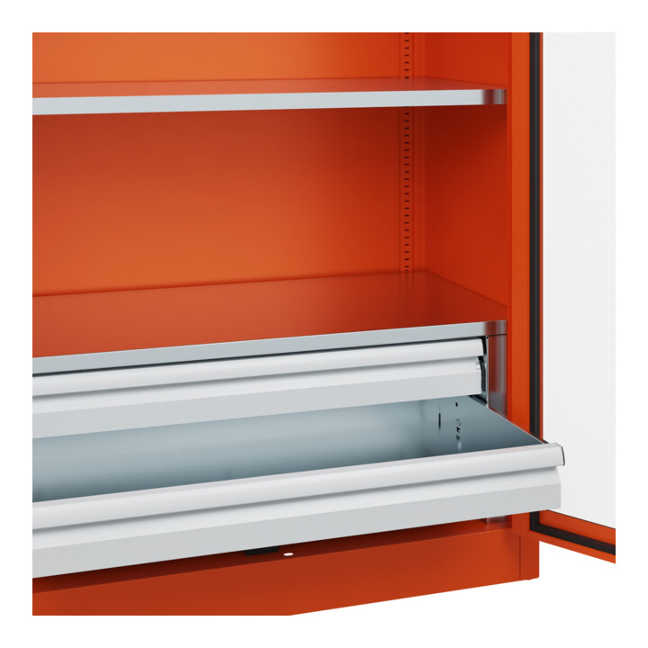C+P Armoire de rangement lourde Acurado Pro 1950 x 1000 x 500 mm 2004/2004