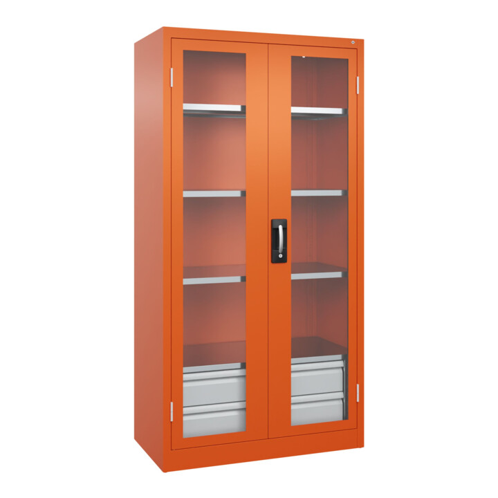 C+P Armoire de rangement lourde Acurado Pro 1950 x 1000 x 500 mm 2004/2004