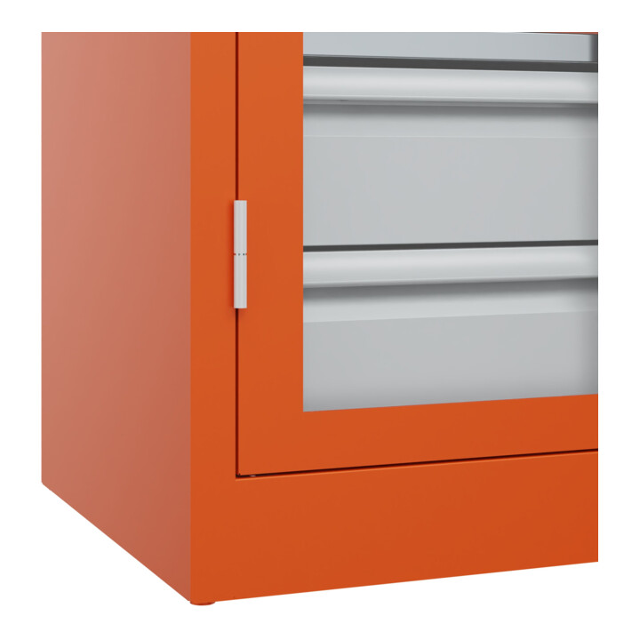 C+P Armoire de rangement lourde Acurado Pro 1950 x 1000 x 500 mm 2004/2004